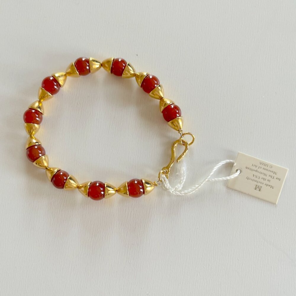 Metropolitan Museum Of Art Carnelian Bracelet.